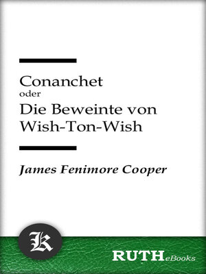 cover image of Conanchet oder Die Beweinte von Wish-Ton-Wish